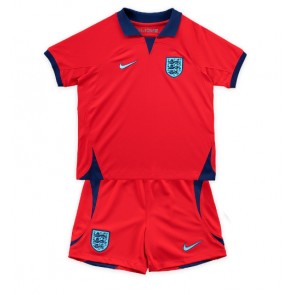 Lacne Dětský Futbalové dres Anglicko MS 2022 Krátky Rukáv - Preč (+ trenírky)